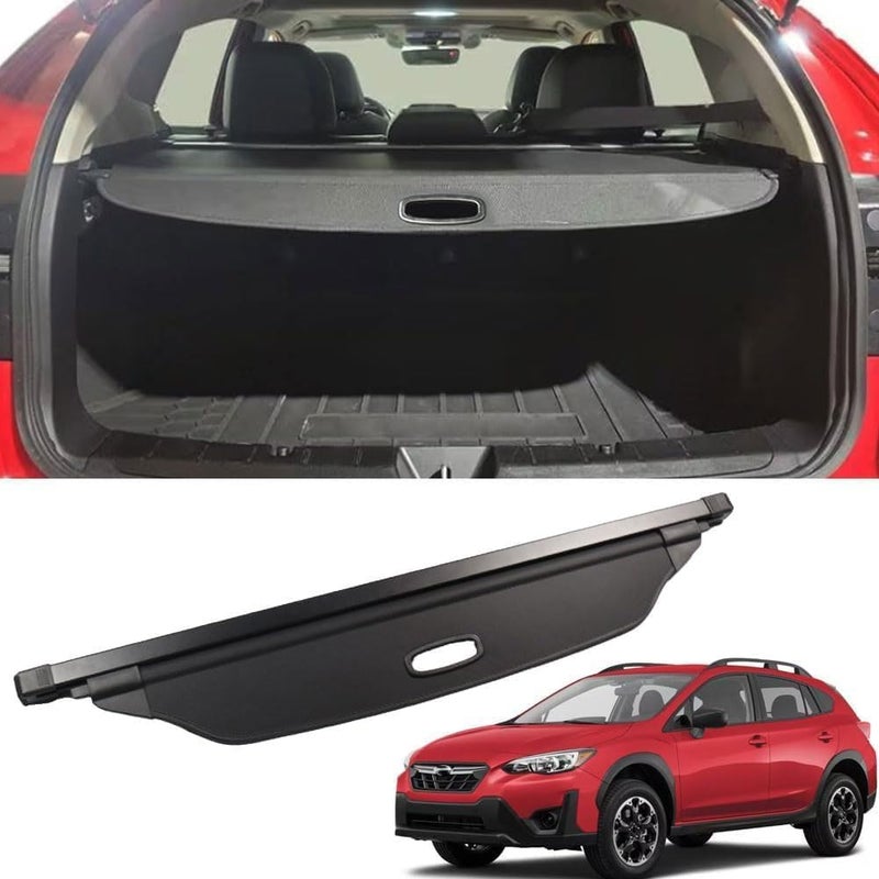 Marretoo for 2024 Subaru Crosstrek Impreza Hatckback Cargo Cover for Subaru Crosstrek Accessories Trunk Cover 2018 2019 2020 2021 2022 2023 2024 (Not Fit for Plug-in and Hybrid) - Image 1